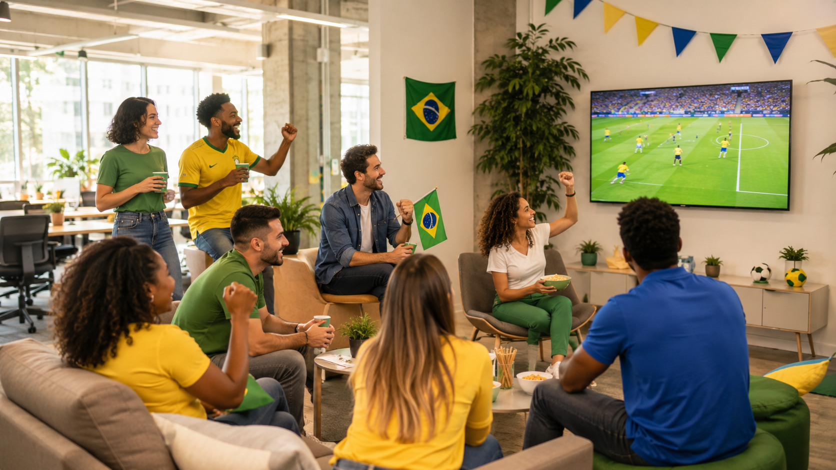 Engajamento de colaboradores na Copa: como o RH pode aproveitar esse momento